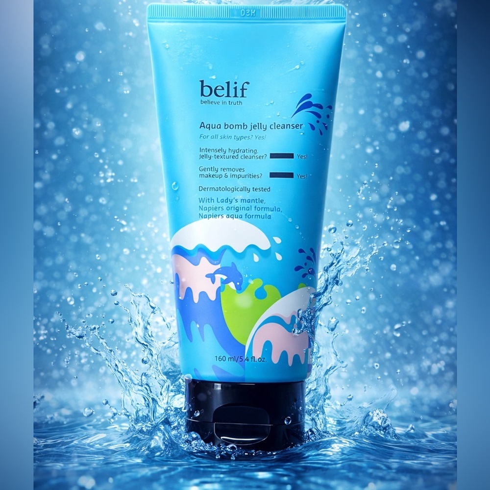 Belif Aqua Bomb Jelly Cleanser Duo